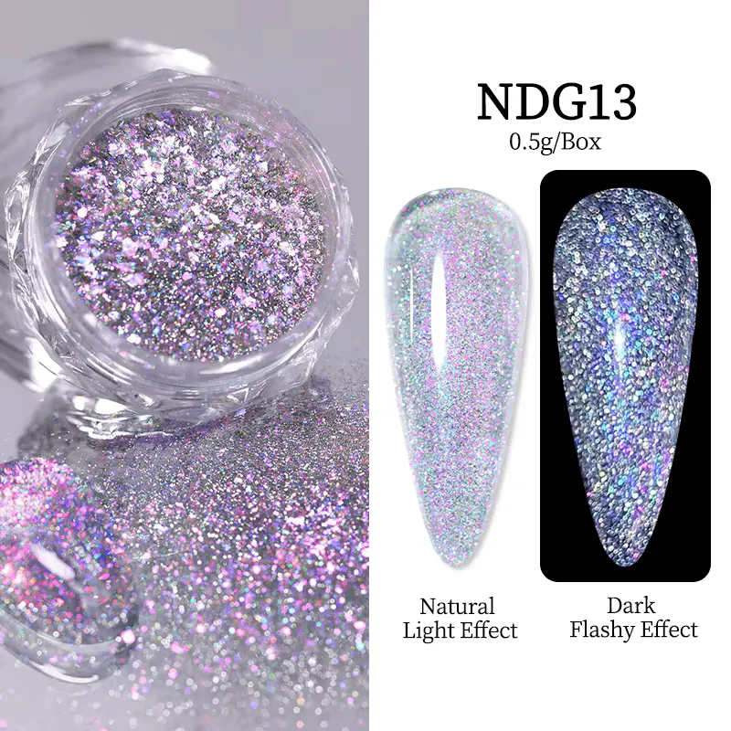 Sclipici Chrome Aurora NDG13 - NDG09