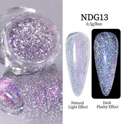 Sclipici Chrome Aurora NDG13 - NDG09