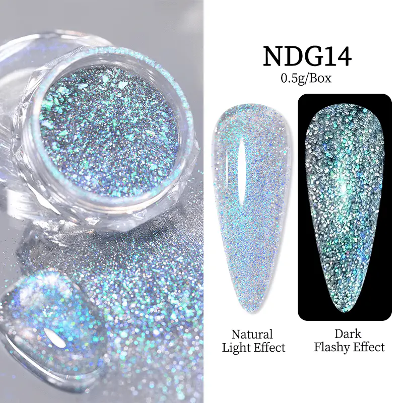 Sclipici Chrome Aurora NDG14 - NDG10