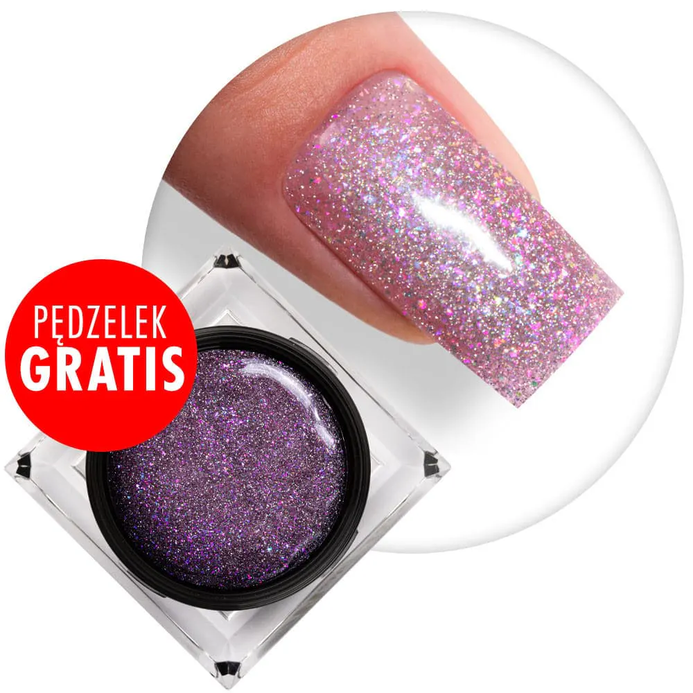 Gel Construcție Molly Lac Shine On You - Fairy Shine 15gr Hema Free - ROS15