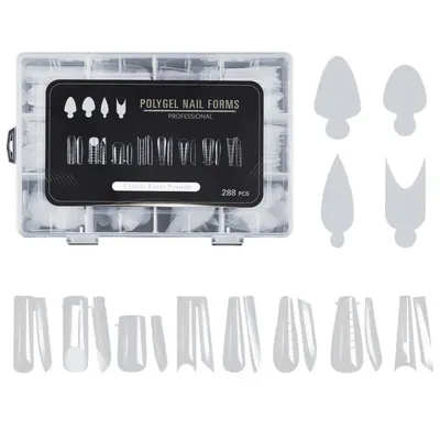 Set Tipsuri Reutilizabile 8 Forme Diferite si French Pads din Silicon - PAD-288