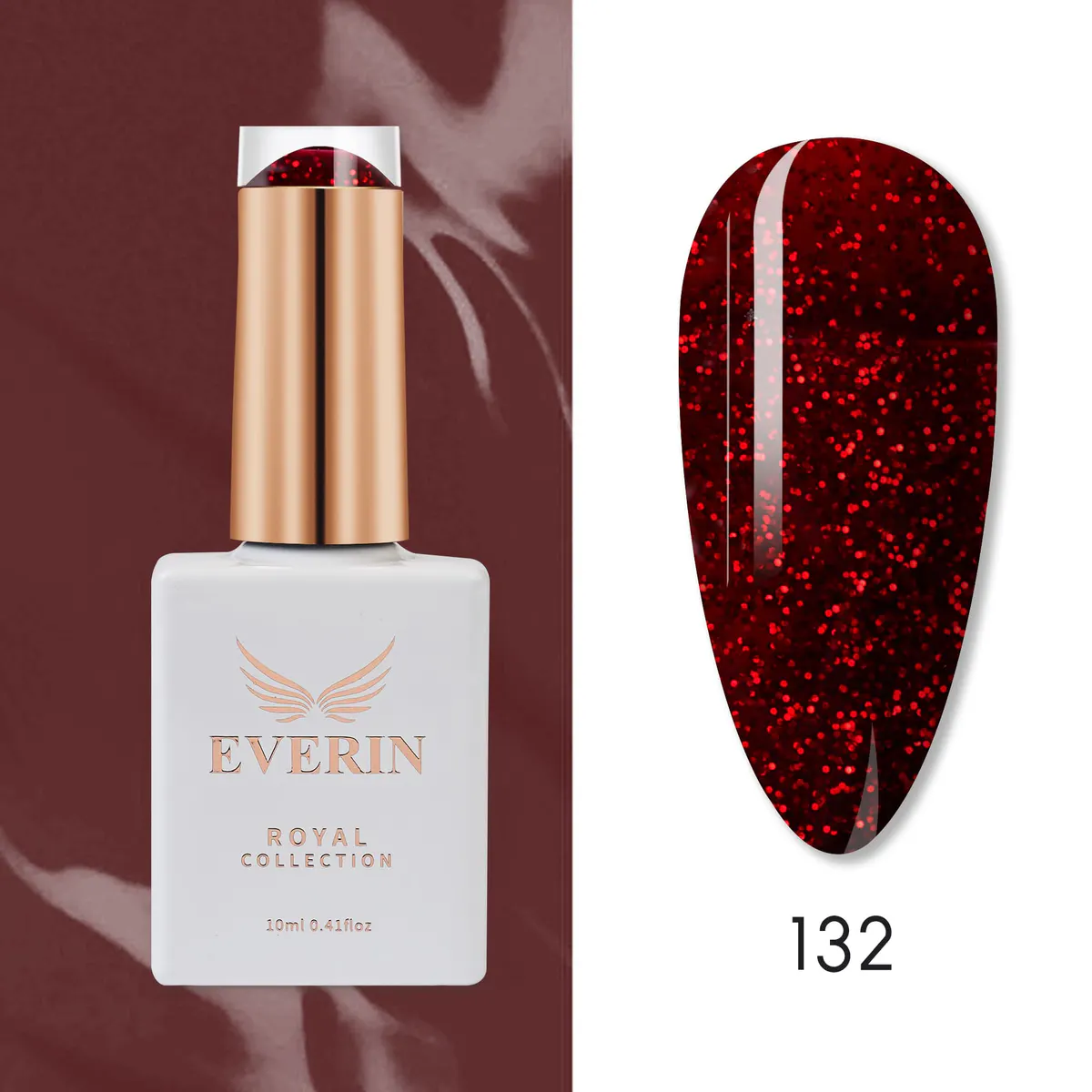 Ojă semipermanentă Everin - Royal Collection 10ml - 132 TPO Free