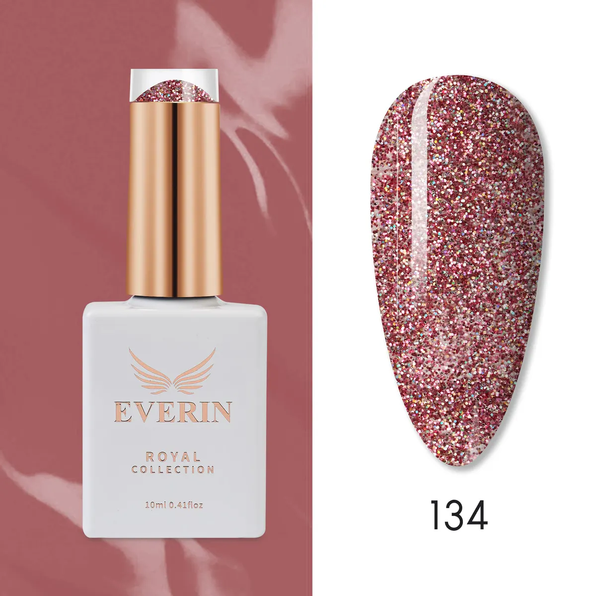 Ojă semipermanentă Everin - Royal Collection 10ml - 134 TPO Free