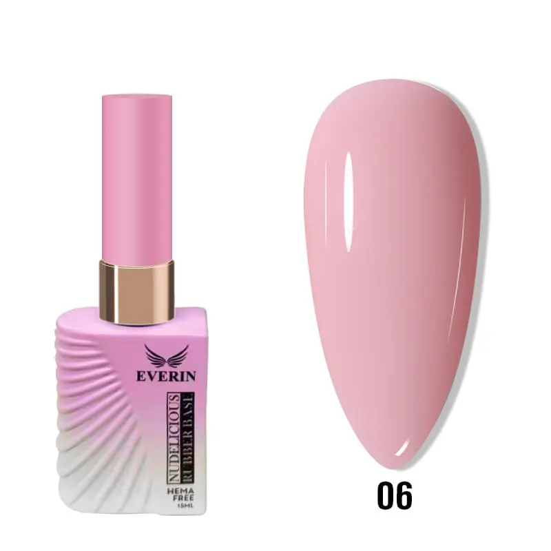 Rubber Base Everin Nudelicious Collection 15ml - 06 Hema Free