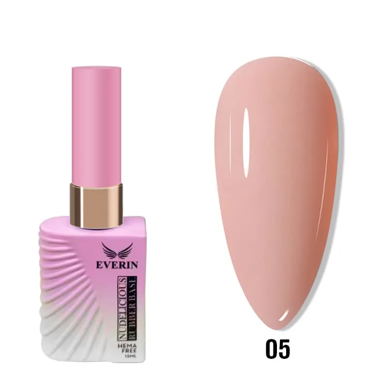 Rubber Base Everin Nudelicious Collection 15ml - 05 Hema Free