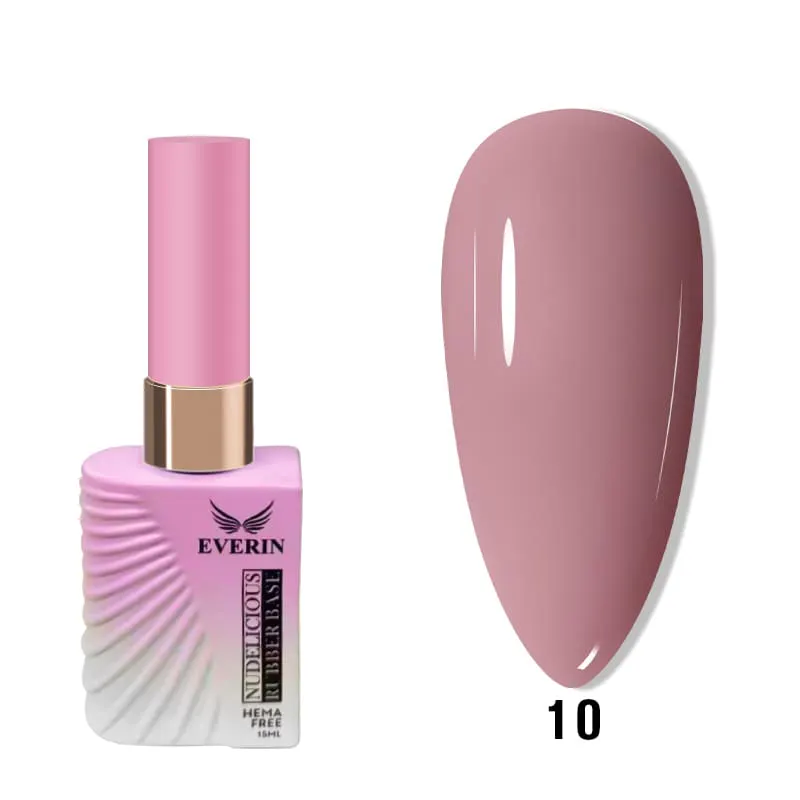 Rubber Base Everin Nudelicious Collection 15ml - 10 Hema Free