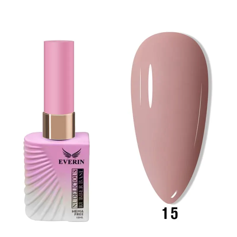 Rubber Base Everin Nudelicious Collection 15ml - 15 Hema Free