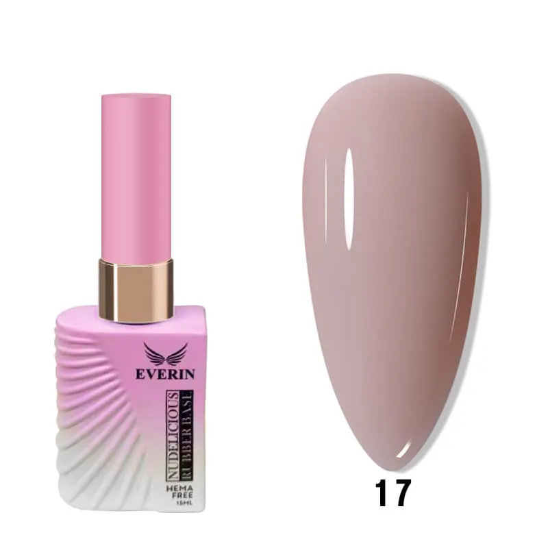 Rubber Base Everin Nudelicious Collection 15ml - 17 Hema Free