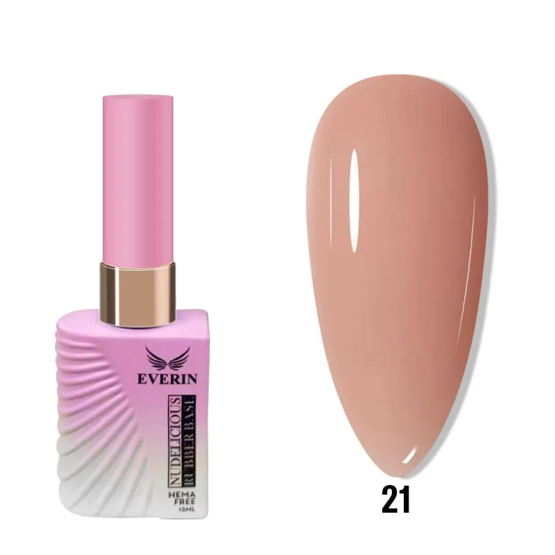 Rubber Base Everin Nudelicious Collection 15ml - 21 Hema Free