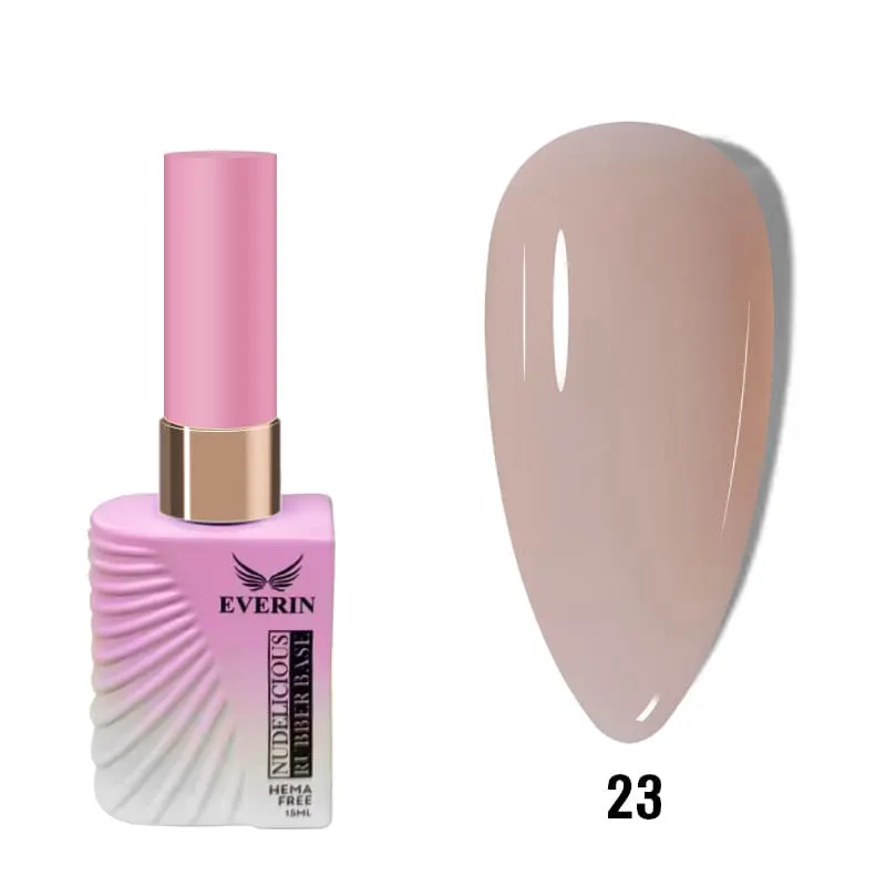 Rubber Base Everin Nudelicious Collection 15ml - 23 Hema Free