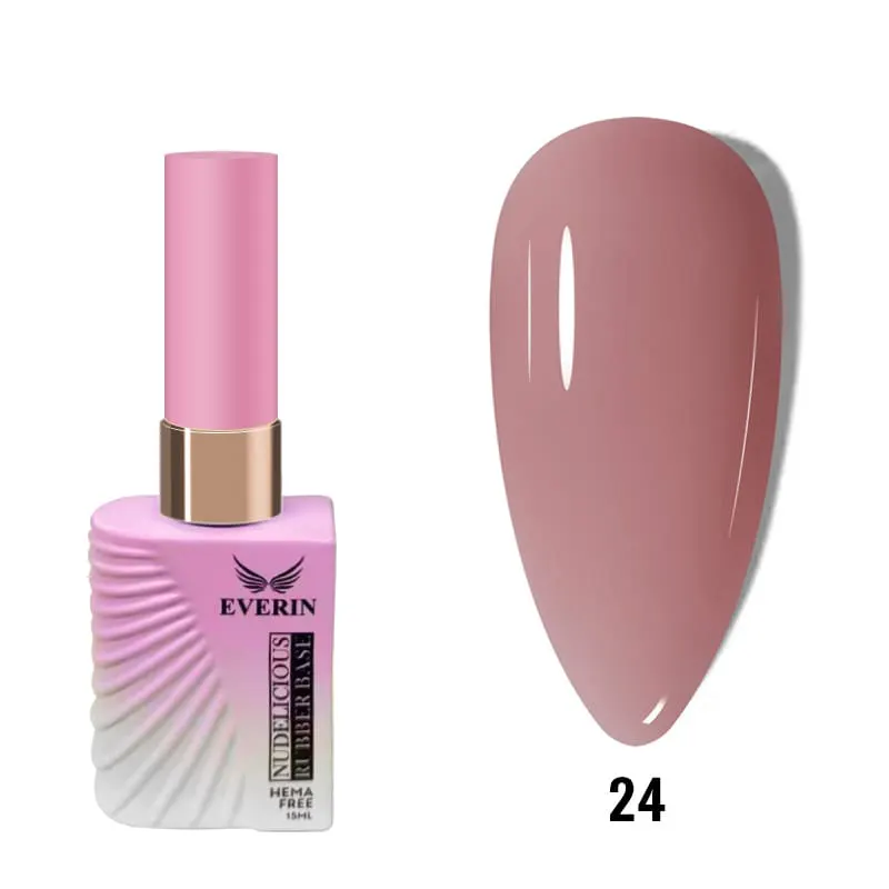 Rubber Base Everin Nudelicious Collection 15ml - 24 Hema Free