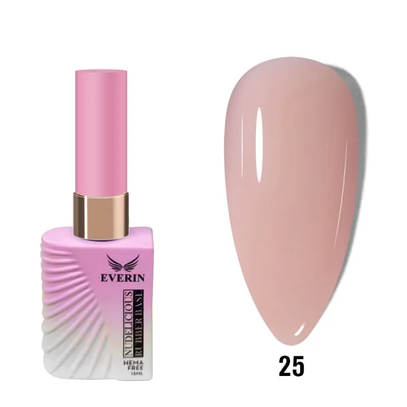 Rubber Base Everin Nudelicious Collection 15ml - 25 Hema Free