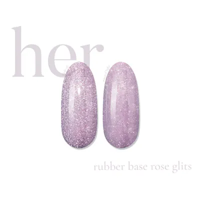 Her Rubber Base Rose Glits