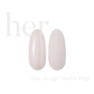 Her Poly-Acrygel SPARKLE BEIGE 30g