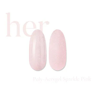 Her Poly-Acrygel SPARKLE PINK 30g