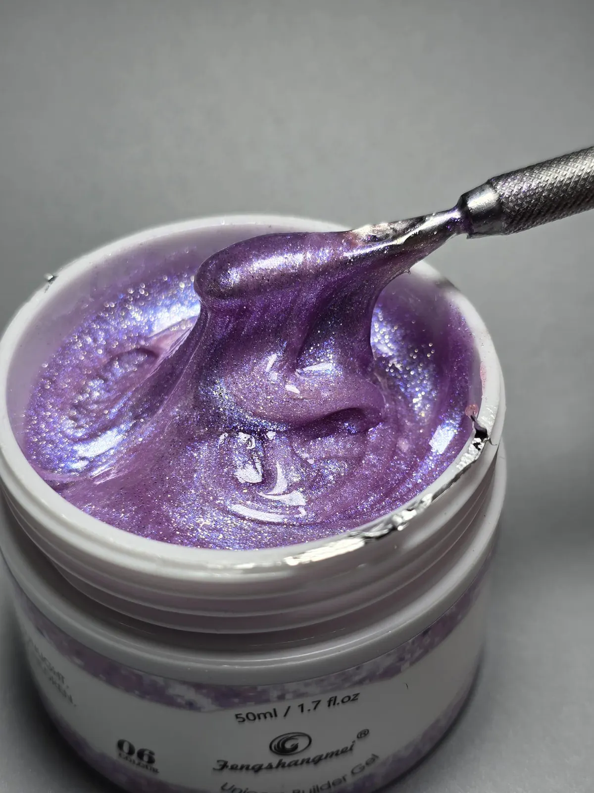 Gel UV Construcție FSM Unicorn 50gr Nr. 06 | Violet-Lila cu Reflexii Albastre | fsm-romania.ro