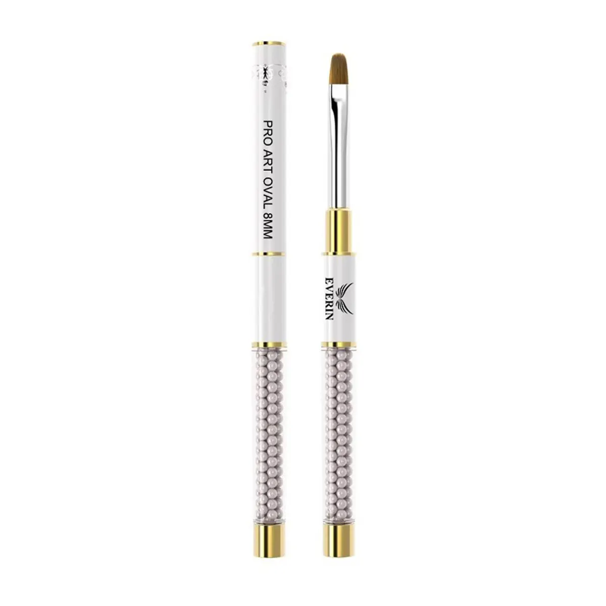 Pensulă Pro Art Oval 8mm Grey Bubbles Everin - PAE-21