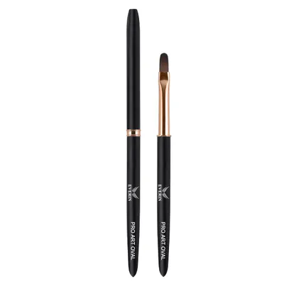 Pensulă Pro Art Oval 10mm Black Everin - PAE-24