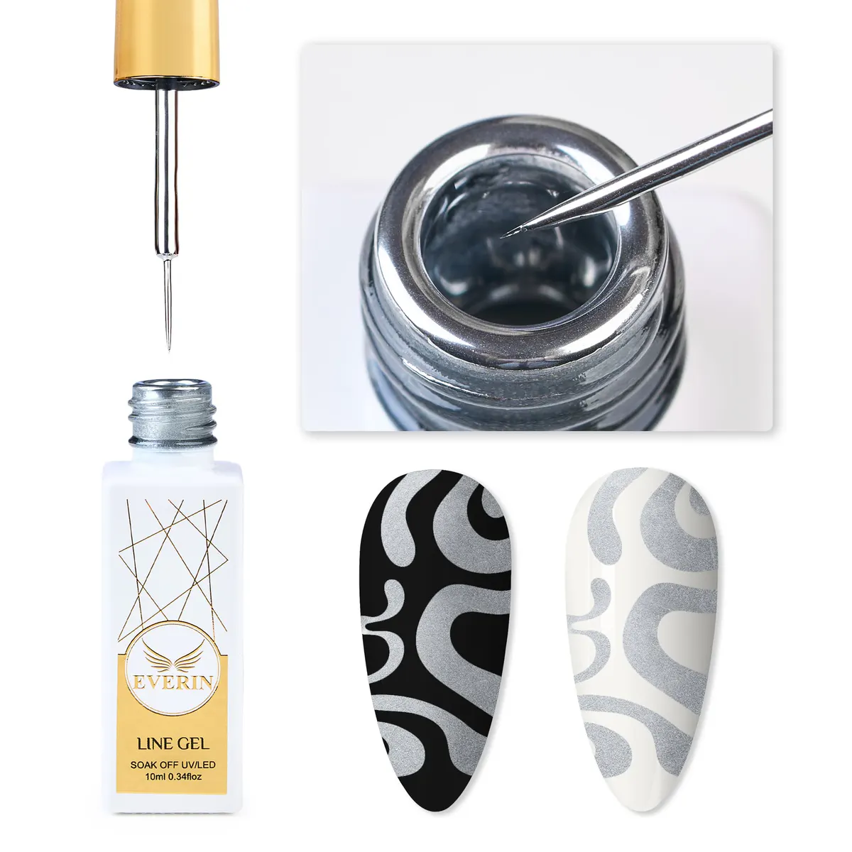 Line Gel Everin - Super Silver - ART-25