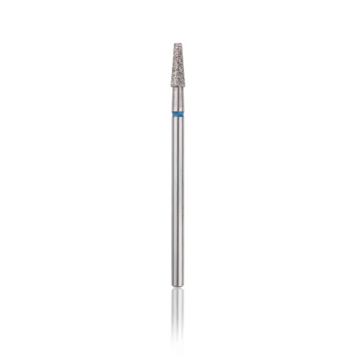 Capăt freză Diamant HEAD, trunchi de con, albastru, L-8,0 mm, Ø2,5 mm