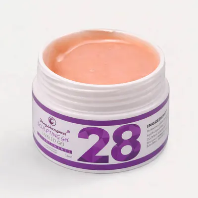 Gel UV Construcție FSM 50ml Nr. 28 | Piersică-Natural | fsm-romania.ro