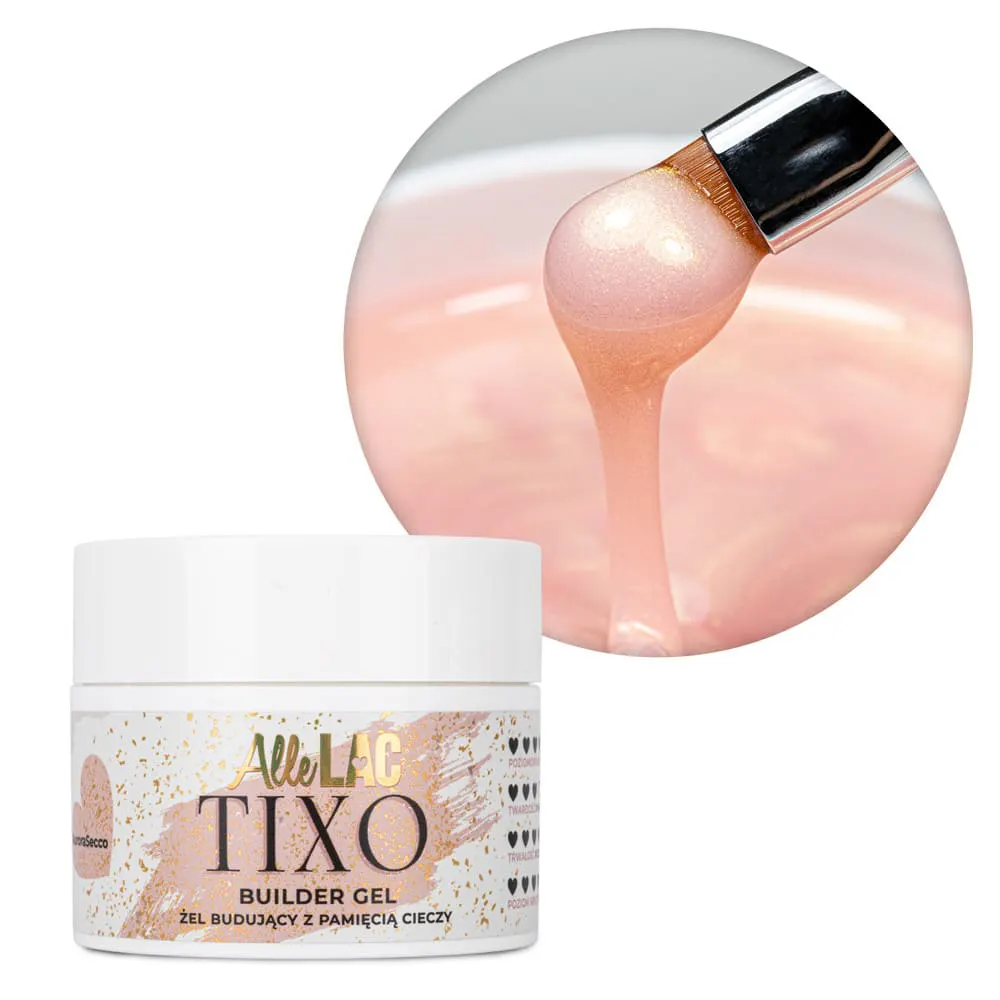 Gel UV Construcție AlleLac 45gr - Aurora Secco - PFR50