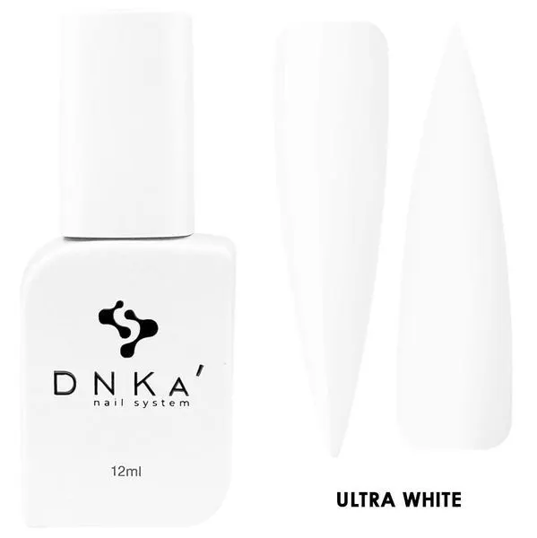 Ojă semipermanentă DNKa 12ml - Ultra White - LAD0026