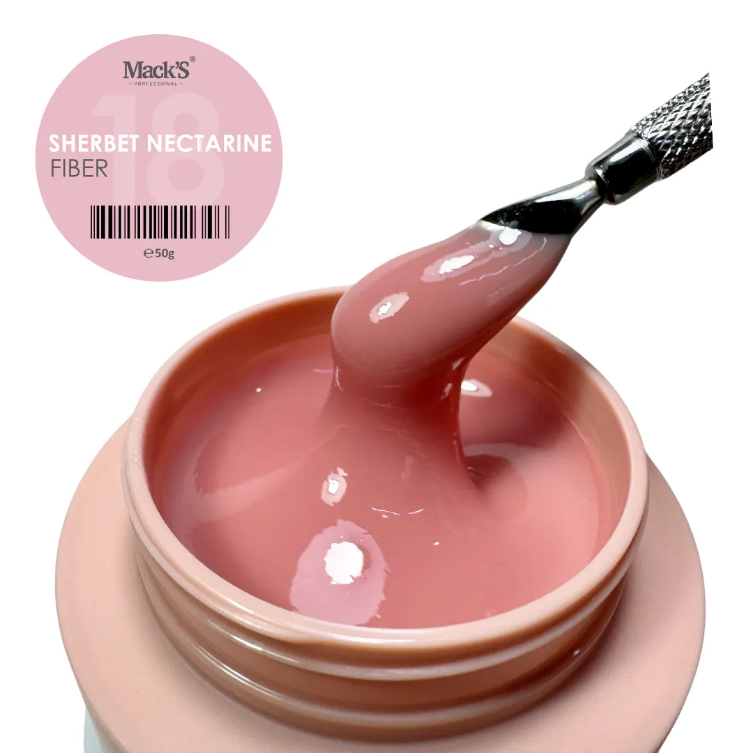 Fiber Sherbet Nectarine 18/50g Macks - FCP50-MKS