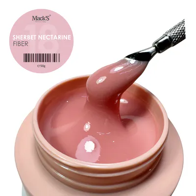 Fiber Sherbet Nectarine 18/50g Macks - FCP50-MKS