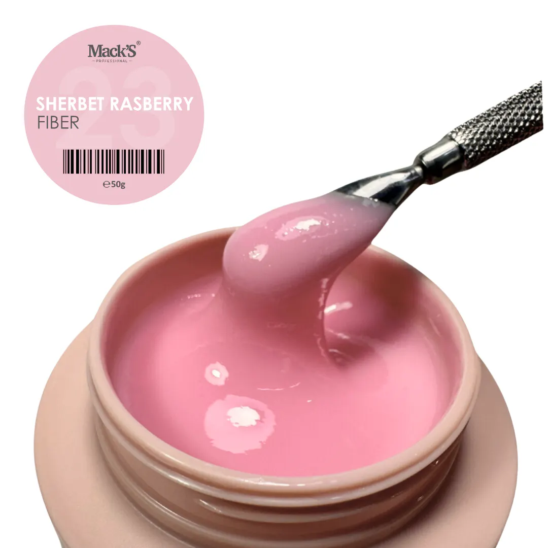 Fiber Sherbet Rasberry 23/50g Macks - FB-SHRY23-15