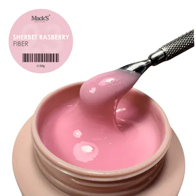 Fiber Sherbet Rasberry 23/50g Macks - FB-SHRY23-15