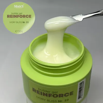 Reinforce Builder Gel Ivory Bliss 22/50g Macks - REBGCD-50