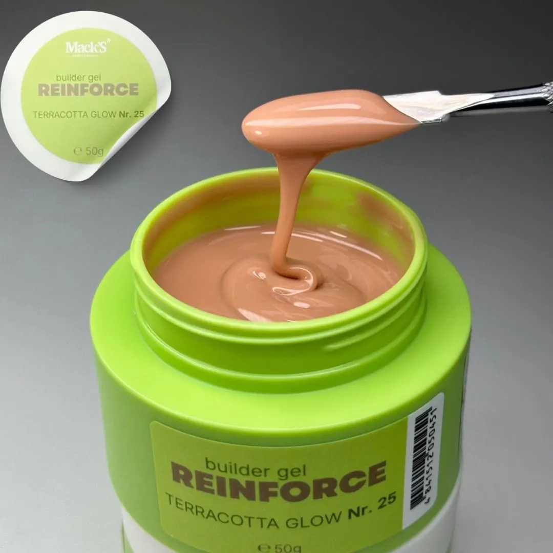 Reinforce Builder Gel Terracotta Glow 25/50g Macks - REBGSG-50