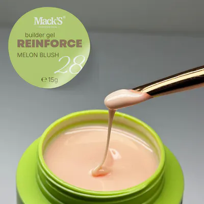 Reinforce Builder Gel Melon Blush 28/15g Macks - REBGTD-15