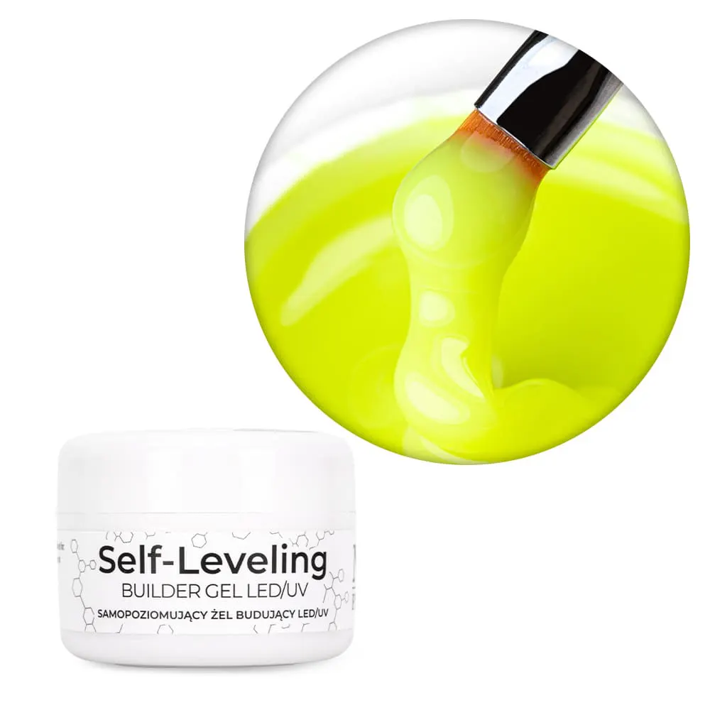 Gel UV Construcție Autonivelant NTN Premium - Yellow 15gr - NTN-B15