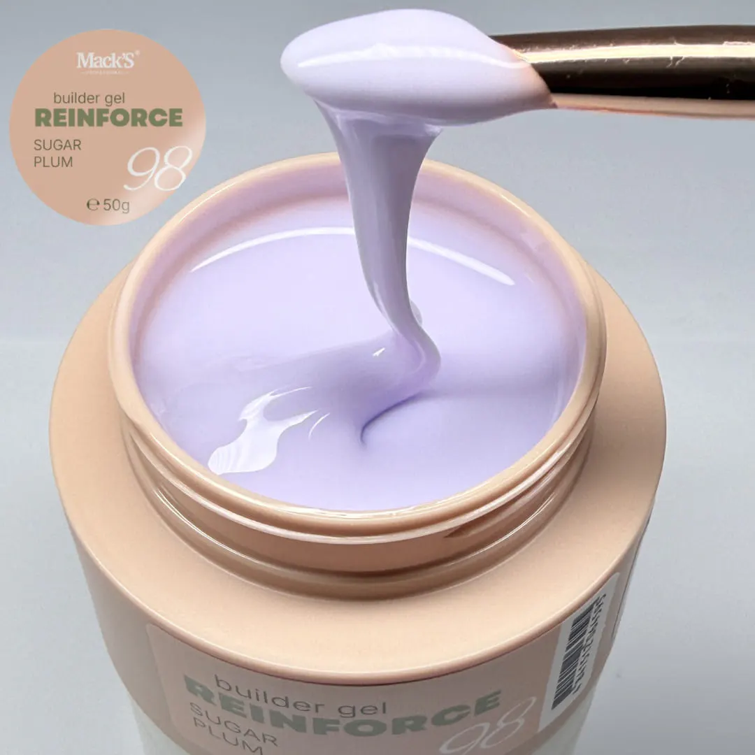 Reinforce Builder Gel Sugar Plum 98/50g Macks - REBGPS-50