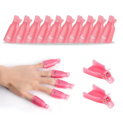 Set 10 capsule îndepărtat ojă semi - S10C