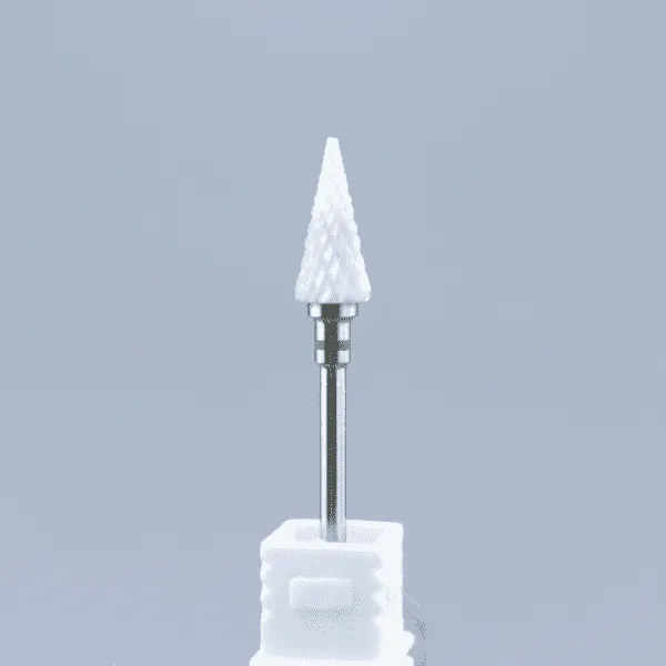 Capăt de Freză Ceramic Con 1C | Bit Profesional Manichiură | Everin.ro