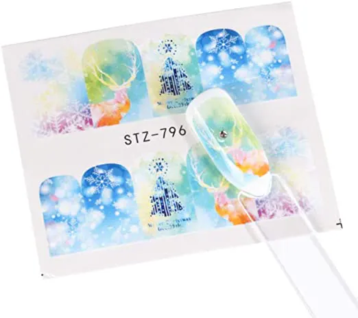 Tatuaj decor unghii iarnă STZ-796 - STZ-796