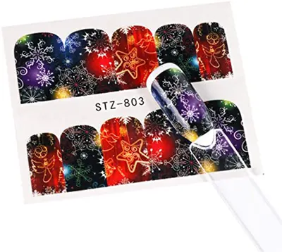 Tatuaj decor unghii iarnă STZ-803 - STZ-803
