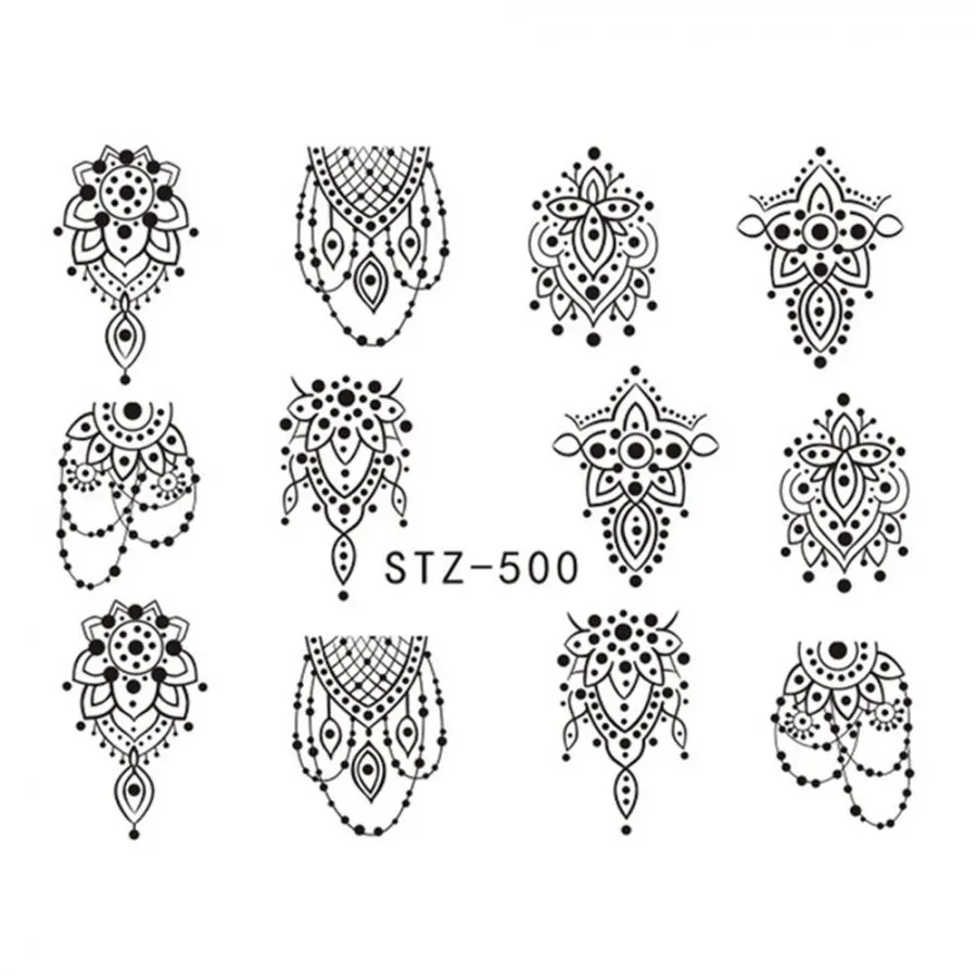 Tatuaj decor unghii YZW-3017 - YZW-3017