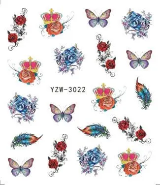 Tatuaj decor unghii YZW-3022 - YZW-3022
