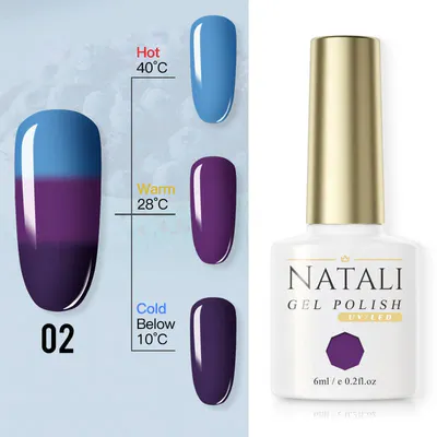 Ojă semipermanentă Natali THERMO - 02 - TT2