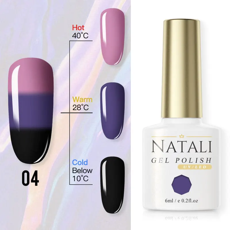 Ojă semipermanentă Natali THERMO - 04 - TT4