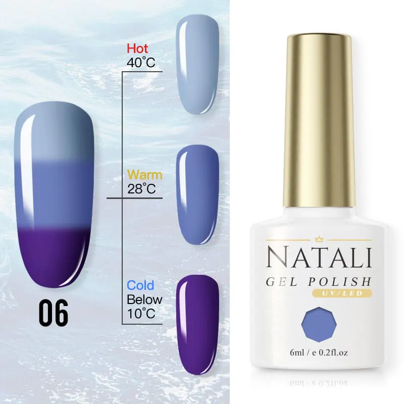 Ojă semipermanentă Natali THERMO - 06 - TT6
