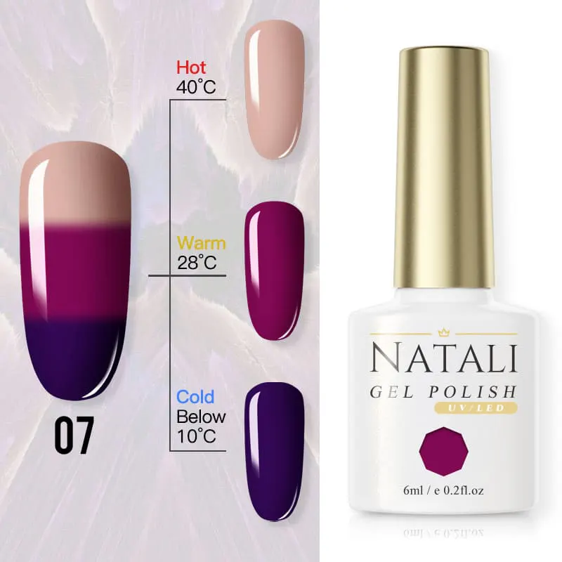 Ojă semipermanentă Natali THERMO - 07 - TT7