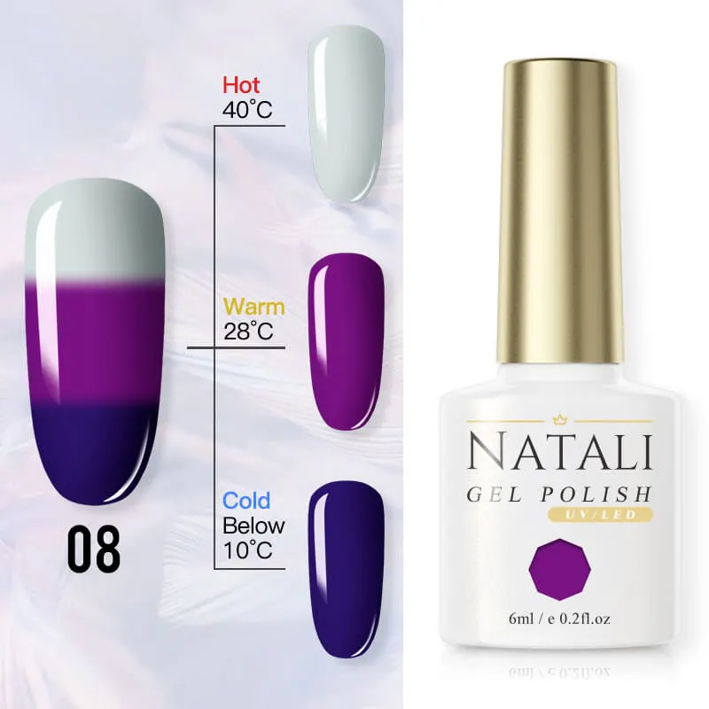 Ojă semipermanentă Natali THERMO - 08 - TT8