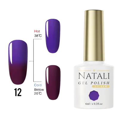 Ojă semipermanentă Natali THERMO - 12 - TT12