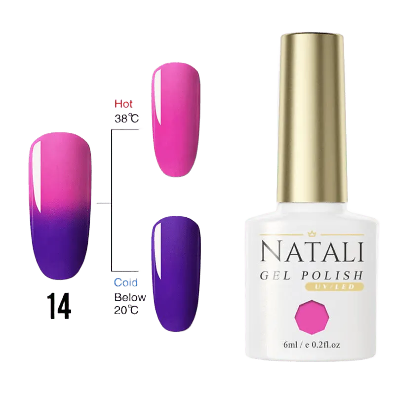 Ojă semipermanentă Natali THERMO - 14 - TT14