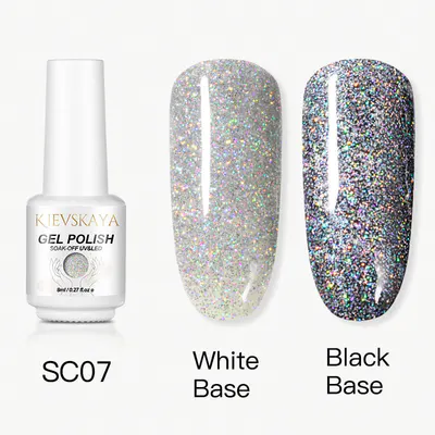 Ojă Semipermanentă Kievskaya Platinum SC07 - Holographic Glitter